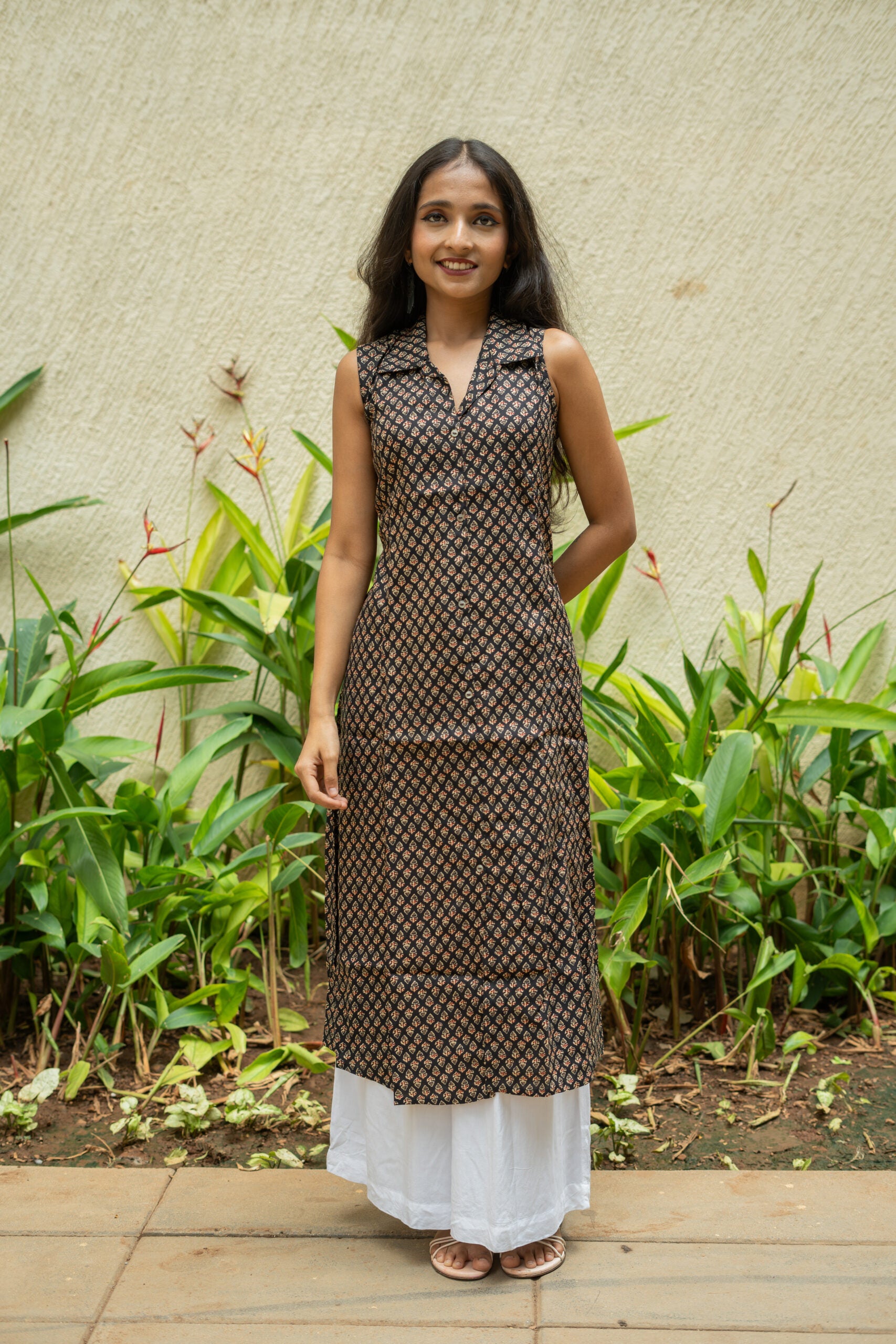 Vintage Nights Printed Kurti