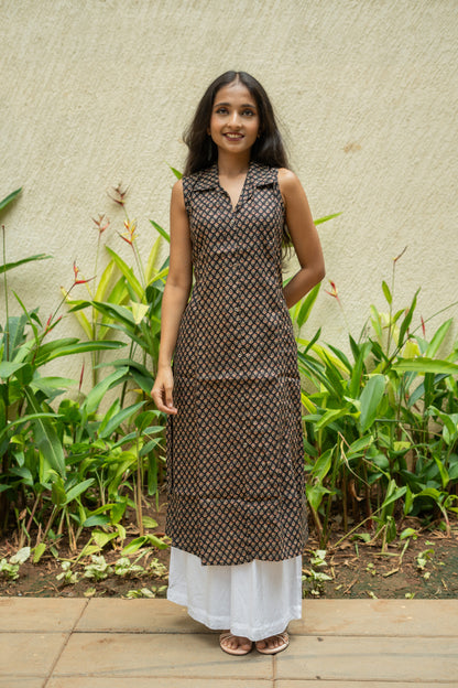 Vintage Nights Printed Kurti