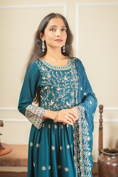 Chandni Rukmini Kurta Set With Dupatta